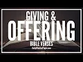 Bible Verses On Giving and Offering Scriptures For Giving To God Bible