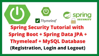 Spring Security Tutorial Full Course Spring Boot Login and Registration with MySQL Database