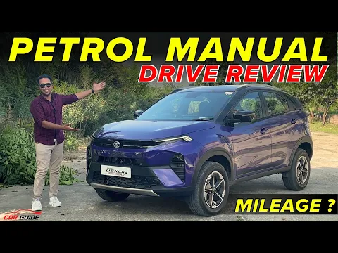 Tata Nexon Facelift Petrol MANUAL Drive Review with Mileage - Safety - Variants Explained