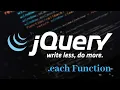 Each function in jquery jQuery each function vetty verappu