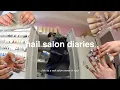 life as a nail salon owner in nyc running 2 nail salons v-day sets taking a day off