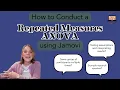 Repeated Measures ANOVA Jamovi Tutorial