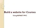 Build a website with ASP NET C 8 Using Code First Migrations