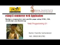 web application 1 java institute 1st year web programing assignment Task 10