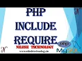 PHP include and require Tutorial 2020
