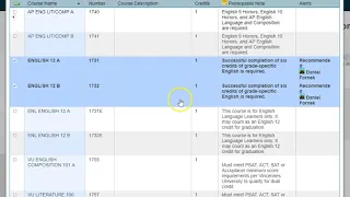 PowerSchool Course Selection