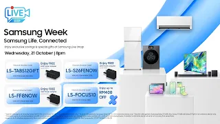 #SamsungLiveShop : [LIVE] Samsung Life, Connected