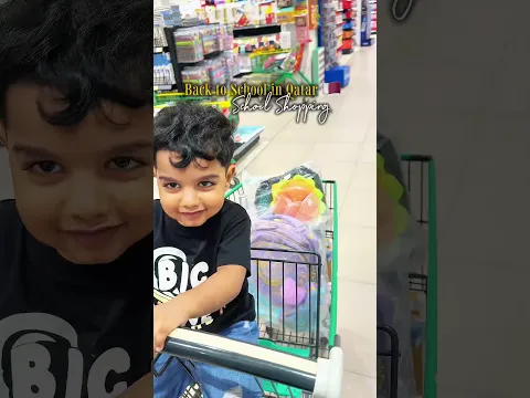 Back To School🎒📚 #qatar #backtoschool #doha #minivlog