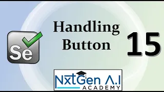 Selenium Tutorials for Beginners 15 How to Handle Button