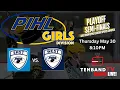 HIGHLIGHTS East vs West Playoff Semifinal PIHL 2024 Girls Division May 30 2024