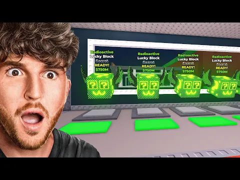 Video Thumbnail: Opening 100 RADIOACTIVE LUCKY BLOCKS in Steal a Brainrot..