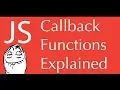 What is a callback in JavaScript Simple Example Just in 5 Minutes