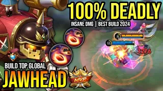 Download JAWHEAD BEST BUILD 2024 | BUILD TOP GLOBAL JAWHEAD GAMEPLAY | MOBILE LEGENDS✓ MP3