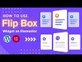 How to Use the Flip Box Widget on Elementor Advanced Flip Box Animation Effects with Elementor