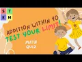 Ultimate Math Challenge 50-Question Addition Quiz for Kids Focus Solve Fast