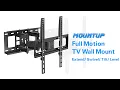 Full Motion TV Wall Mount for 26 -65 TVs MU0010-E Display