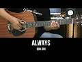 Lagu Always - Bon Jovi | EASY Guitar Tutorial with Chords / Lyrics - Guitar Lessons