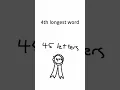Lagu This is The LONGEST Word in English #shorts