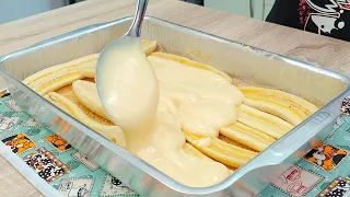 COM CERTEZA ESSA É A MELHOR SOBREMESA DE BANANA QUE JÁ PROVEI NA VIDA!