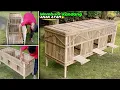 Membuat kandang anak ayam dari bambu | BOX AYAM