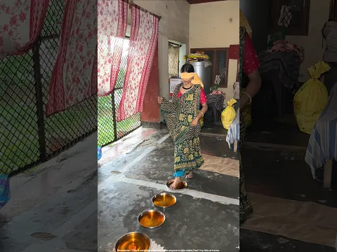 दुर्गा माँ और काली लड़की || माता रानी और भक्त ||थाली वाला खेल ||