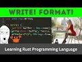 write v format Rust Language