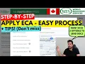 Step-by-Step Guide Applying for ECA with WES Canada Education Credential Assessment Express Entry