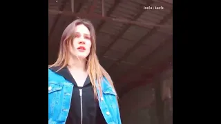 مشهد ضرب جينك بالنار و انهيار عذراء من مسلسل لا تترك يدي 