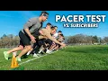 PACER Fitness Test Beep Test vs Subscribers