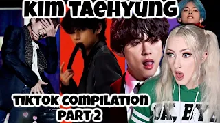 Taehyung BTS V Sexy Tiktok compilations ???????????? Part 2 (by Vee) REACTION! | THIRSTDAY #6