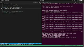 Reverse an array using Recursion