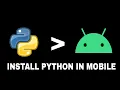 How to install python in mobile in Tamil android