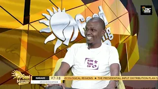 noble stylz for the culture interview on good morning zimbabwe