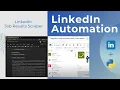 LinkedIn Job Results Scraper LinkedIn Automation LinkedIn Search - Python DataKund