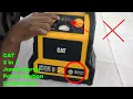 How To Use CAT Professional Jump Starter Compressor CJ1000CP Review