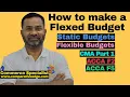 Flexible Budgeting Flexed Budgets Static Budgets Static vs Flex Budget Commerce Specialist