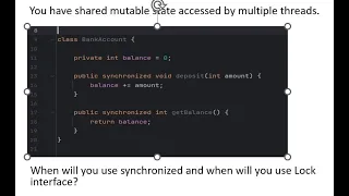 Synchronized vs Lock in Java Multithreading Question Part 1