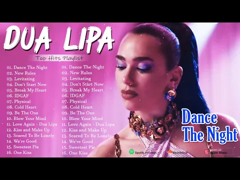 Download MP3 Dua Lipa New Playlist 2023🌴🌴dua lipa greatest hits full album 2023🌴🌴Dance the night, New rules...