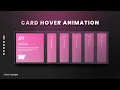 Card Hover animation in Webflow JavaScript Css Html lowcode