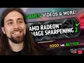 I Just tested Radeon Image Sharpening 2 and it is MUCH better than I thought