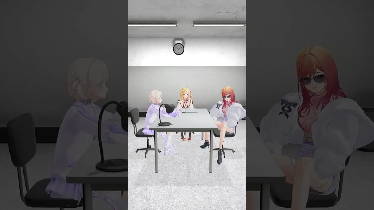 【#ReGLOSSの日常】ぐだぐだ尋問じゃねぇか！！【#shorts #hololive 】