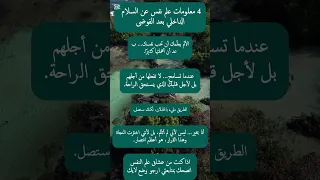   معلومات علم نفس عن السلام الداخلي بعد الفوضى دندنها