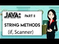 For Java Beginner String if statement Scanner