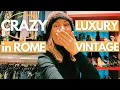 VINTAGE SHOPPING IN ROME ITALY - YOU WILL NOT BELIEVE THE THINGS I FOUND I Rome Italy