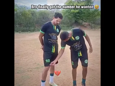 Bro finally got his number🤣 #football #futeball #soccer