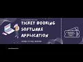 Ticket Booking Software Application MINI PROJECT VB NET SQL SERVER