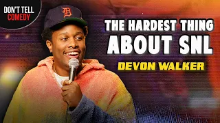 the hardest thing about snl devon walker stand up comedy