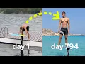 2 Years of Dockstart Foil Pumping Progression in 26 min