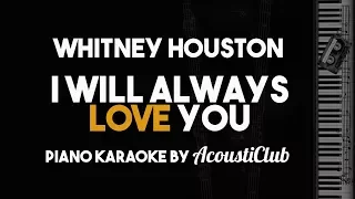 Download I Will Always Love You - Whitney Houston (Piano Karaoke Version) MP3