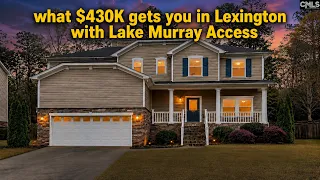Lexington SC Home Tour Beautiful Home with Private Lake Murray Access